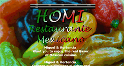 Desktop Screenshot of homirestaurant.com